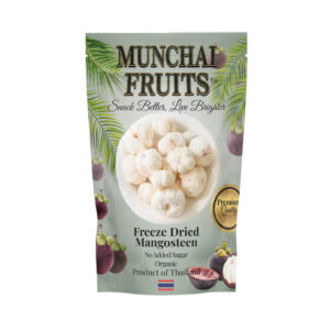 Munchai Fruits™ - Freeze-Dried Mangosteen Family Size - 100 grams/3.5oz