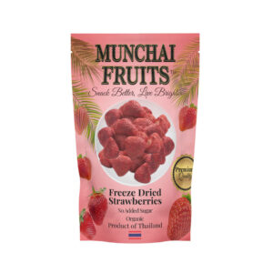 Munchai Fruits™ - Freeze-Dried Strawberries Family Size - 100 grams/3.5oz