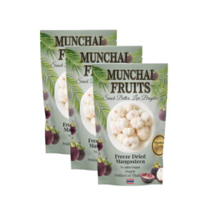 Munchai Fruits™ - Freeze-Dried Mangosteen: 3 Pack - 100grams/3.5oz