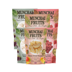 Munchai Fruits™ - Tropical Assortment 6-Pack Family Size BUNDLE - 100grams/3.5oz